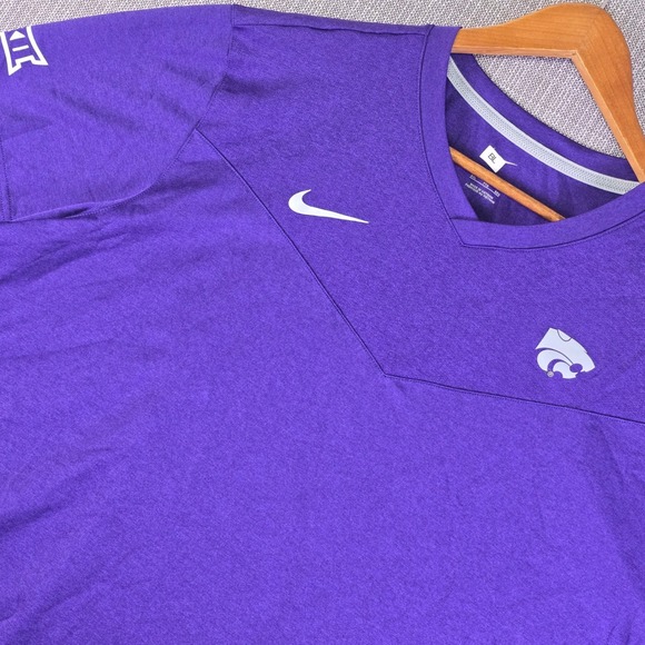 Nike Other - K-State Wildcats Nike Team Issued Dri-Fit Shirt Mens XXL Purple On-Field Big 12